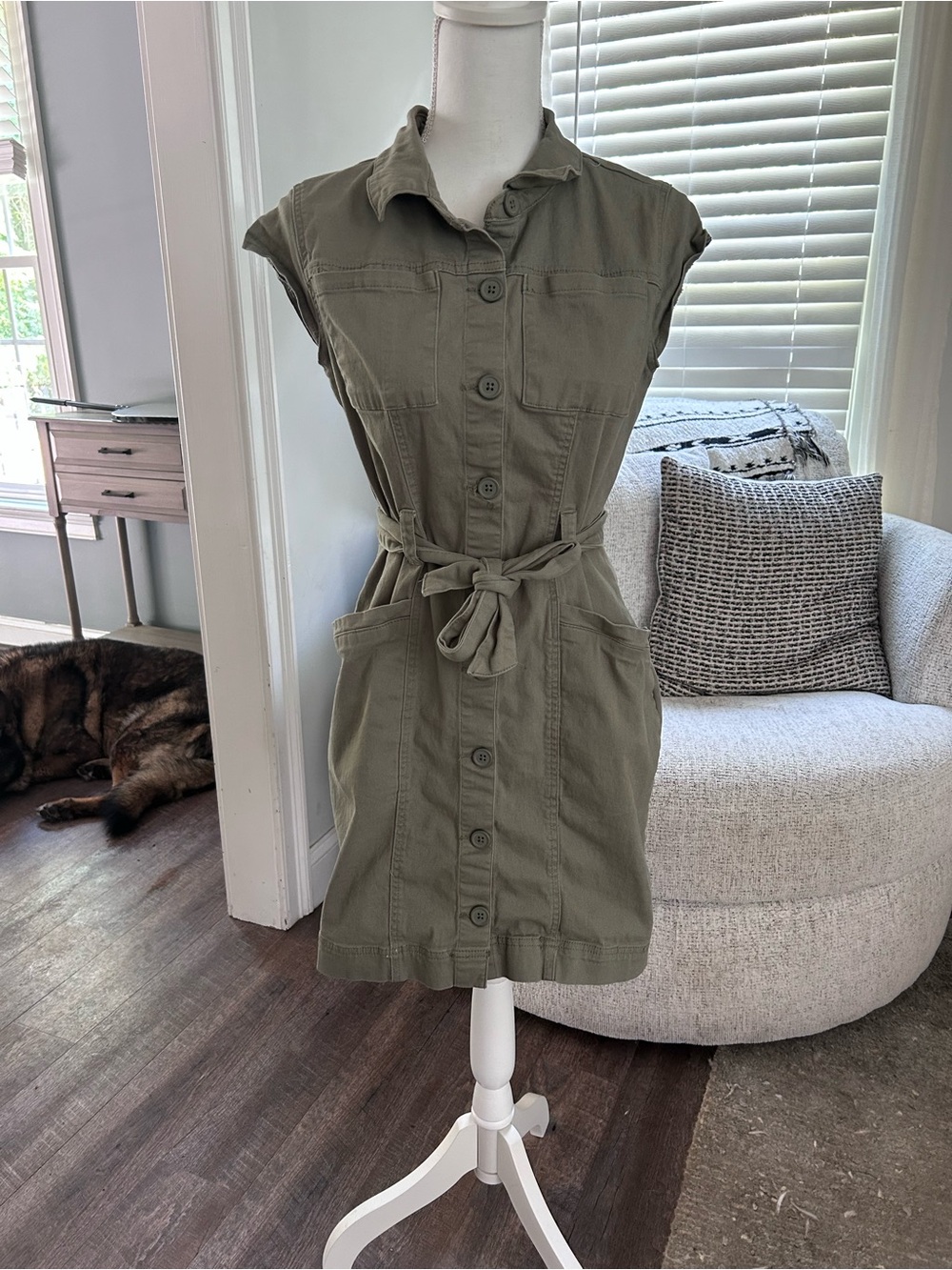 Hunter & Brown Utility Mini Dress